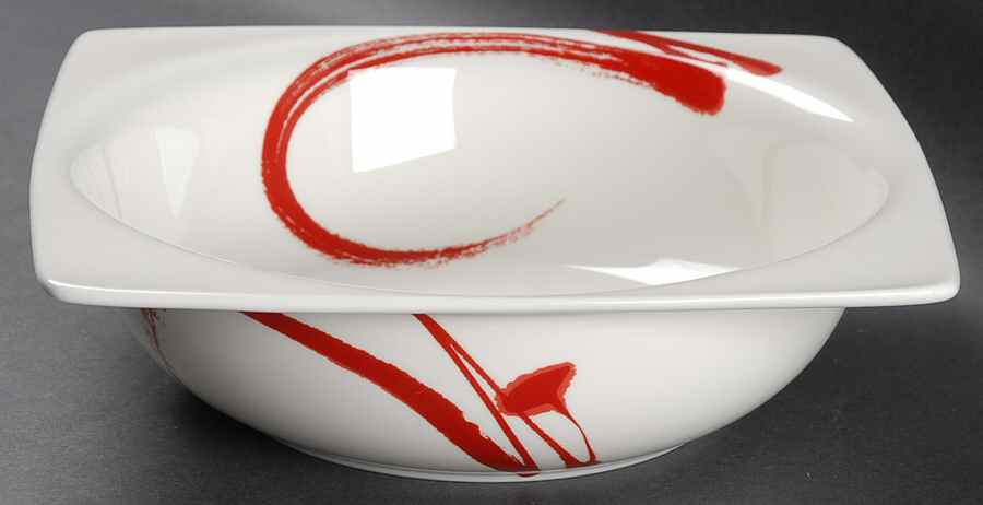 Paint It Red 8" Salad Serving Bowl by Red Vanilla-1