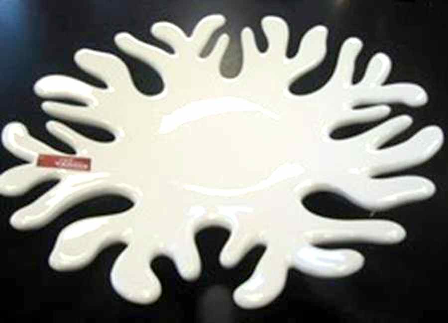 Vanilla Beat White 13" Coral Bowl by Red Vanilla-1