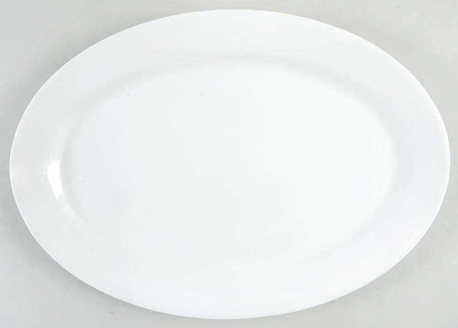 Pure Vanilla 16" Oval Serving Platter by Red Vanilla-1