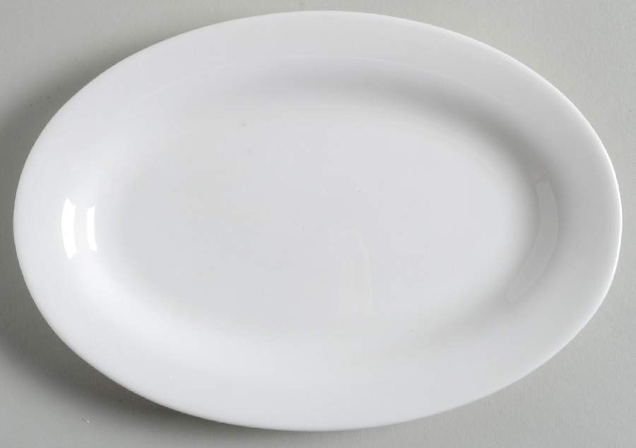 Pure Vanilla 8" Oval Serving Platter by Red Vanilla-1