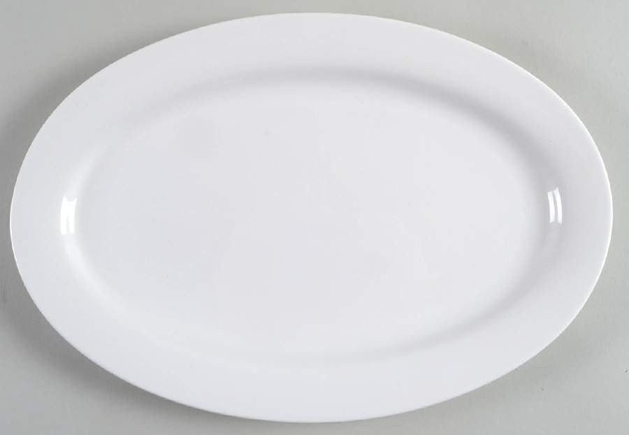 Pure Vanilla 14" Oval Serving Platter by Red Vanilla-1