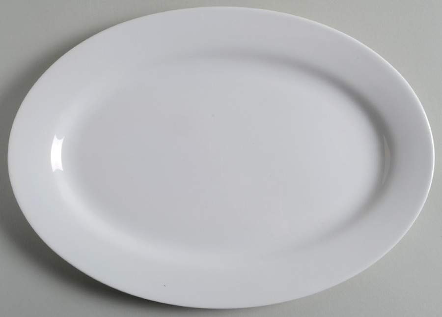 Pure Vanilla 10" Oval Serving Platter by Red Vanilla-1