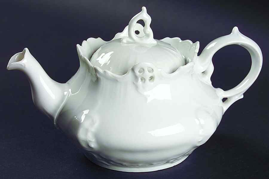 Moliere White Mini Teapot & Lid by Rosenthal - Continental-1
