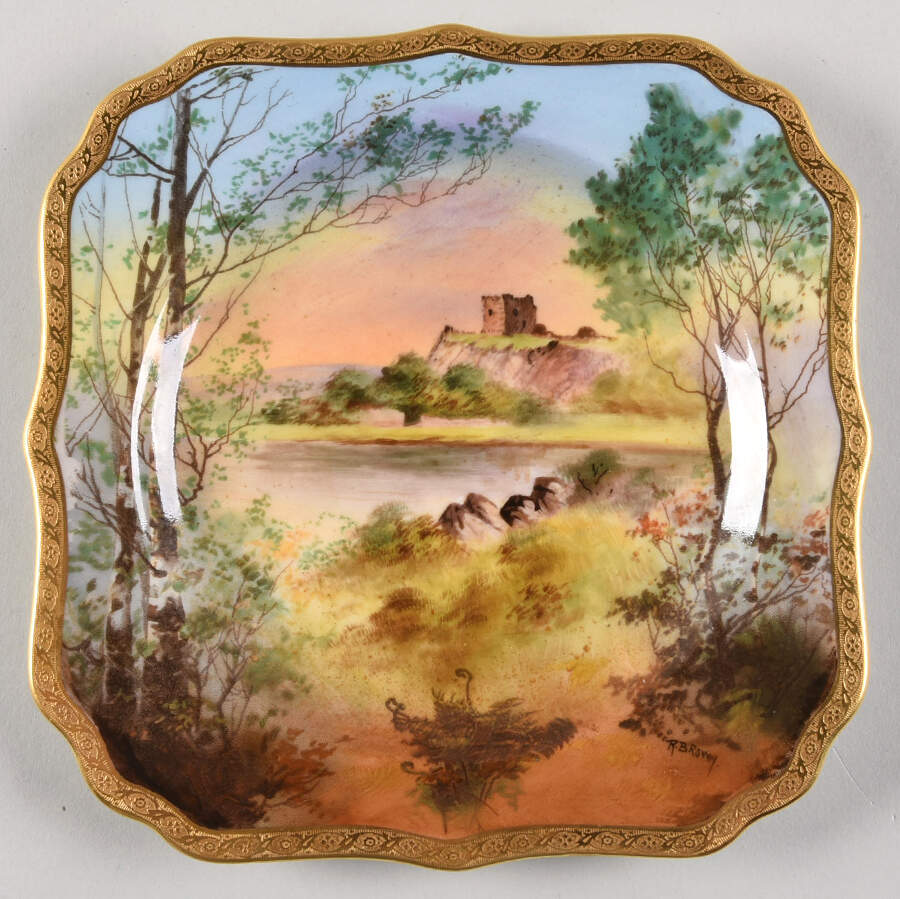 H1458 Square Salad Plate by Royal Doulton-1