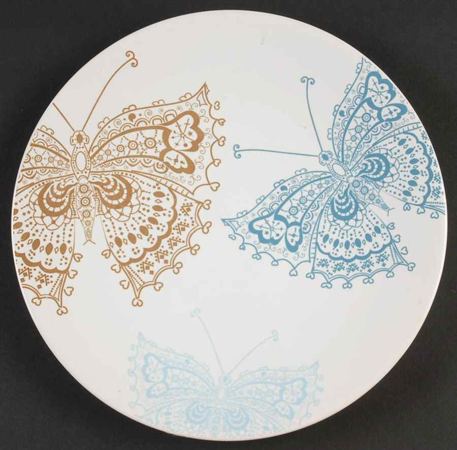 Butterfly Lace Salad/Dessert Plate by Roscher & Co-1