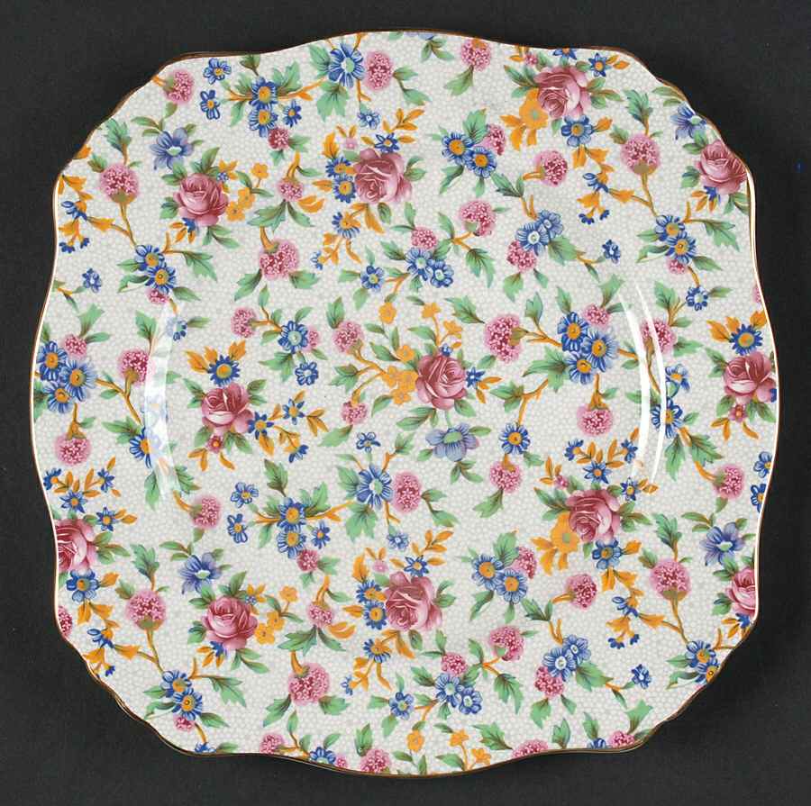 Old Cottage (Earthenware, Circa 1995) Salad Plate by Royal Winton-1