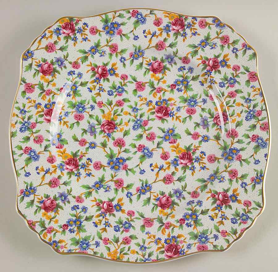 Old Cottage (Earthenware, Circa 1995) Dinner Plate by Royal Winton-1
