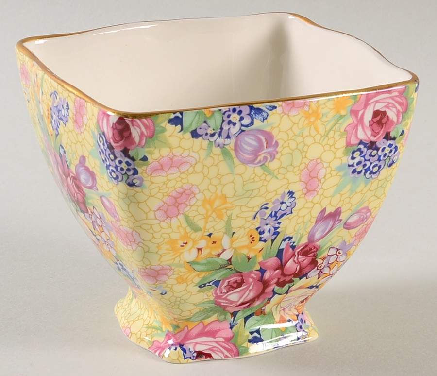 Welbeck (Bone, Circa 1995) Open Sugar Bowl by Royal Winton-1