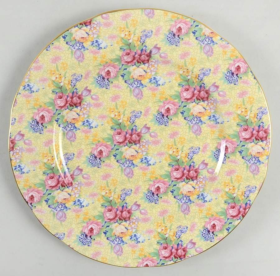 Welbeck (Bone, Circa 1995) Luncheon Plate by Royal Winton-1