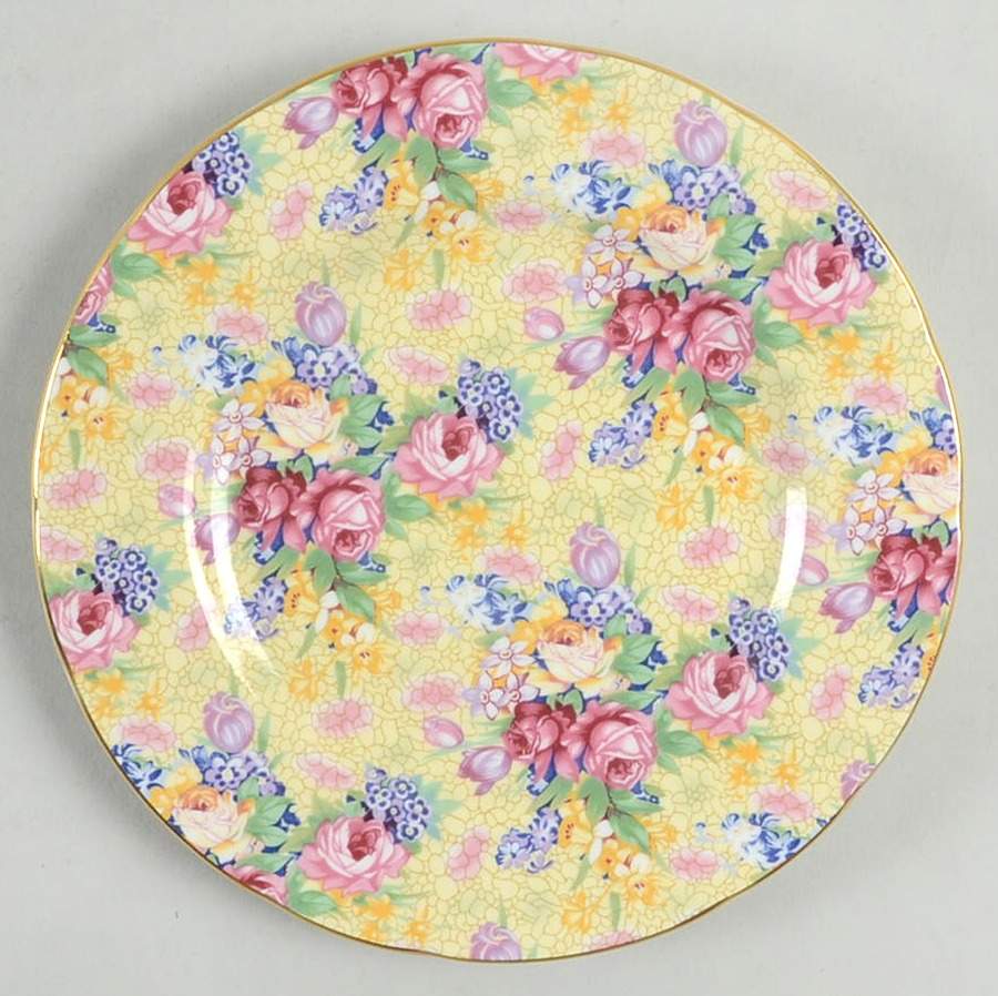 Welbeck (Bone, Circa 1995) Bread & Butter Plate by Royal Winton-1