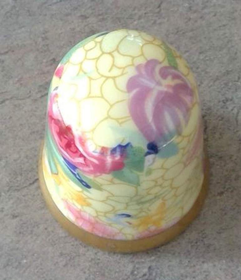 Welbeck (Bone, Circa 1995) Thimble by Royal Winton-1