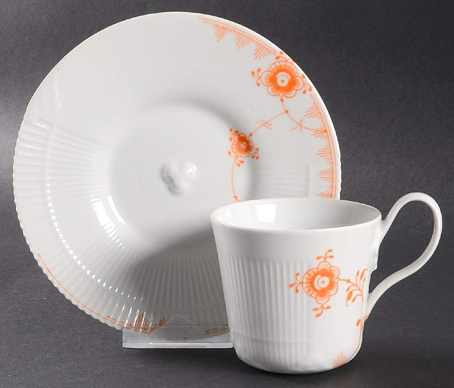 Elements Flat Cup & Saucer Set by Royal Copenhagen-1