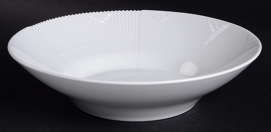 Elements White Large Coupe Soup Bowl by Royal Copenhagen-1
