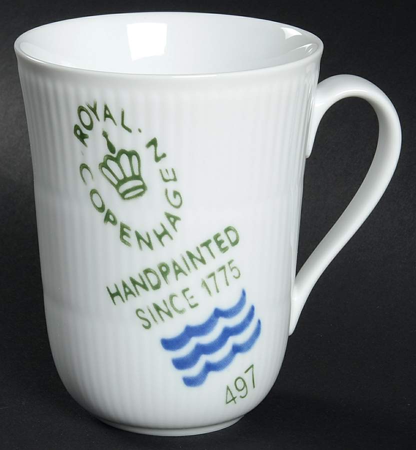 White Plain Signature Mug by Royal Copenhagen-1