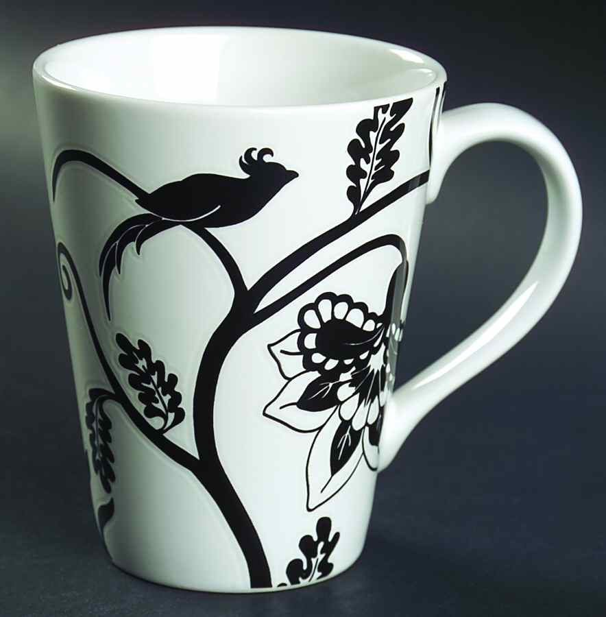 Songbird Black Mug by Roscher & Co-1