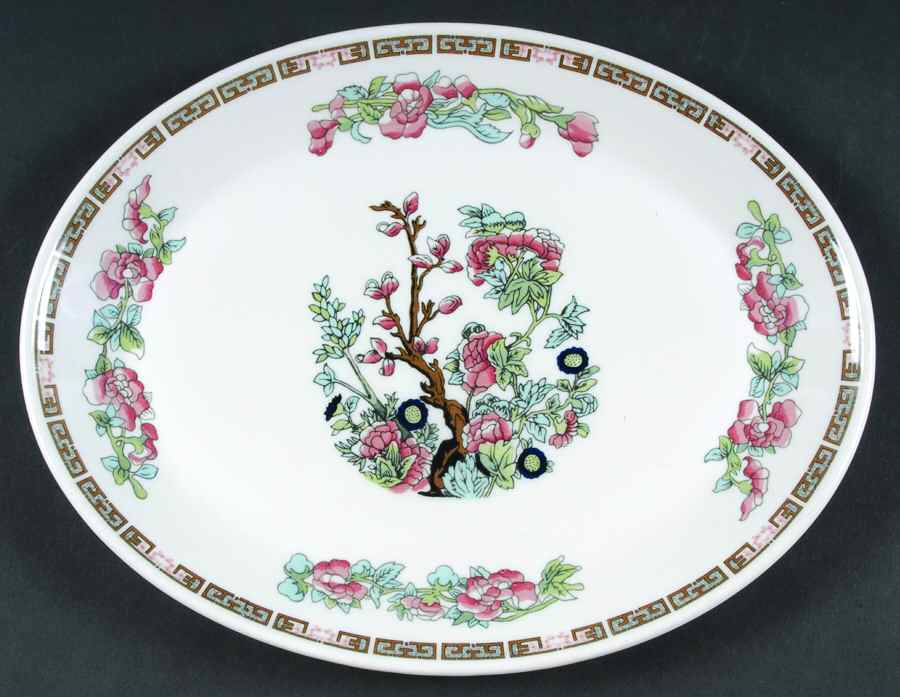 Indian Tree (Steelite) 11" Oval Serving Platter by Royal Doulton-1
