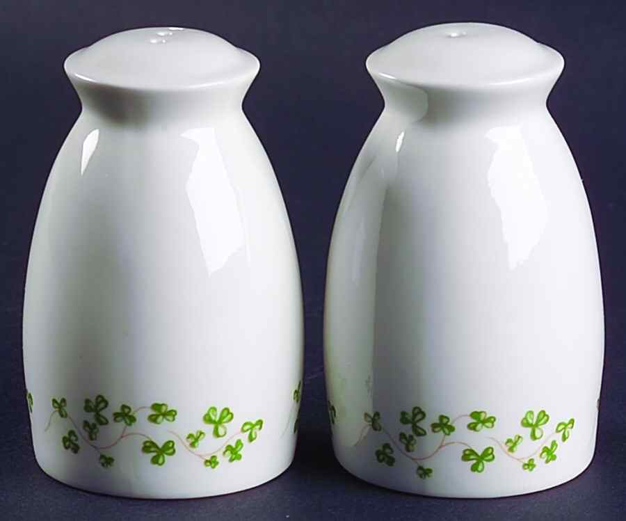 Trellis Shamrock (Century) Salt & Pepper Set by Royal Tara-1