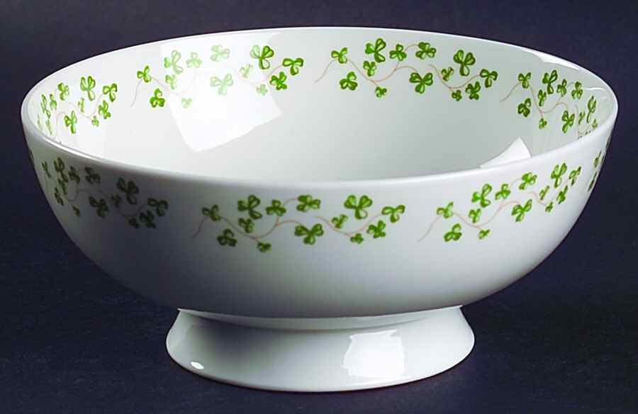 Trellis Shamrock (Century) Soup/Cereal Bowl by Royal Tara-1