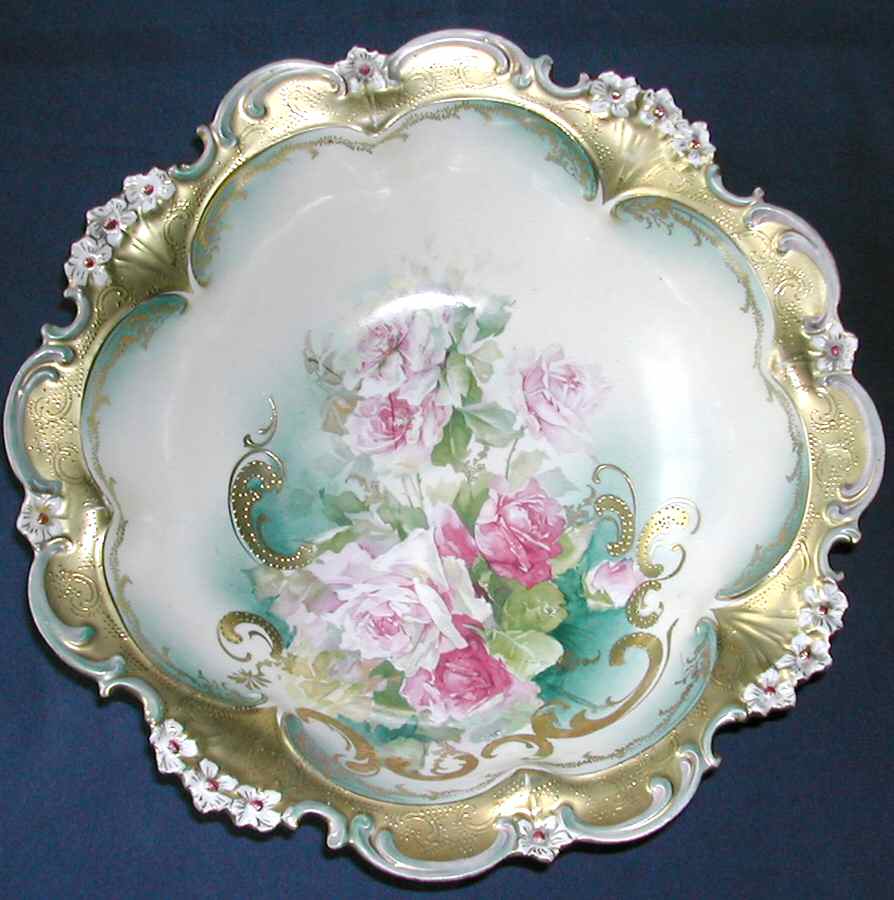 RPU18 10" Round Vegetable Bowl by RS Prussia-1