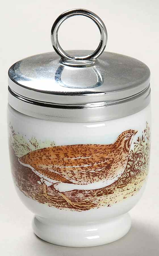 Old English Game Egg Coddler & Lid by Royal Worcester-1