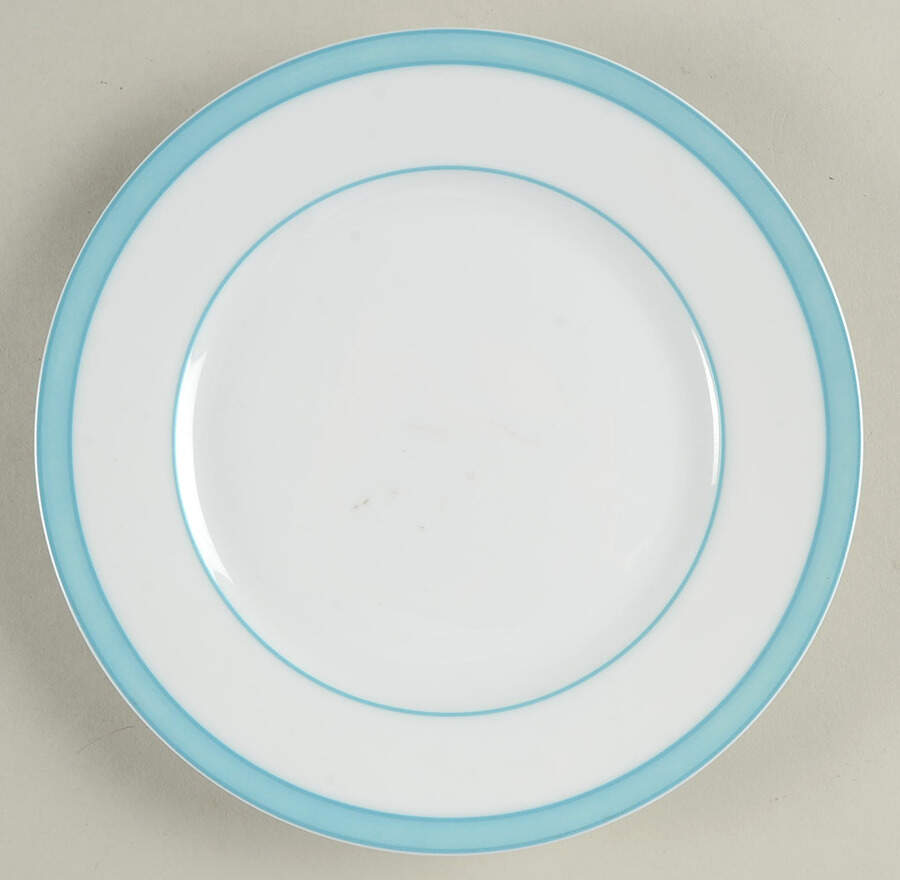 Tropic Blue (No Monogram) Salad Plate by Raynaud-1