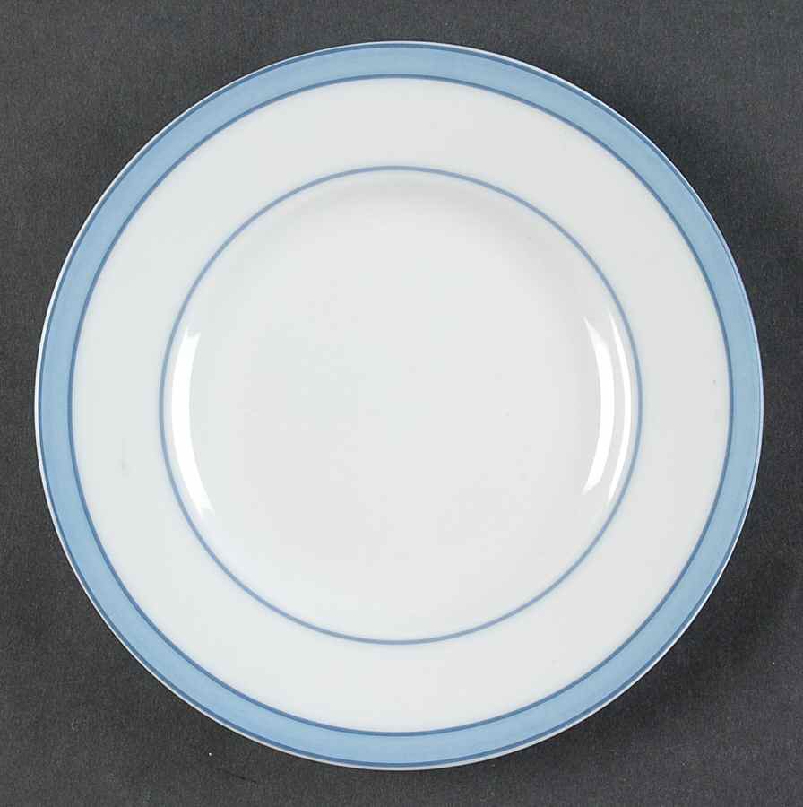 Tropic Blue (No Monogram) Bread & Butter Plate by Raynaud-1