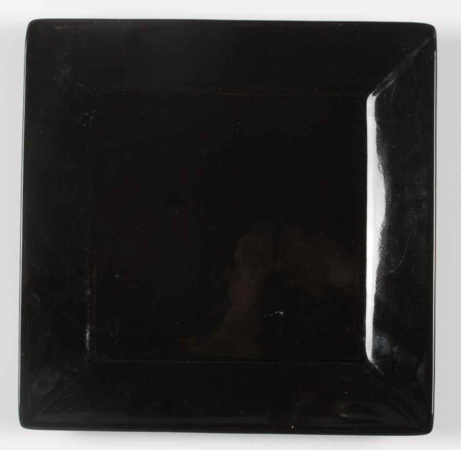 Black (Square) Dinner Plate by Royal Limited-1