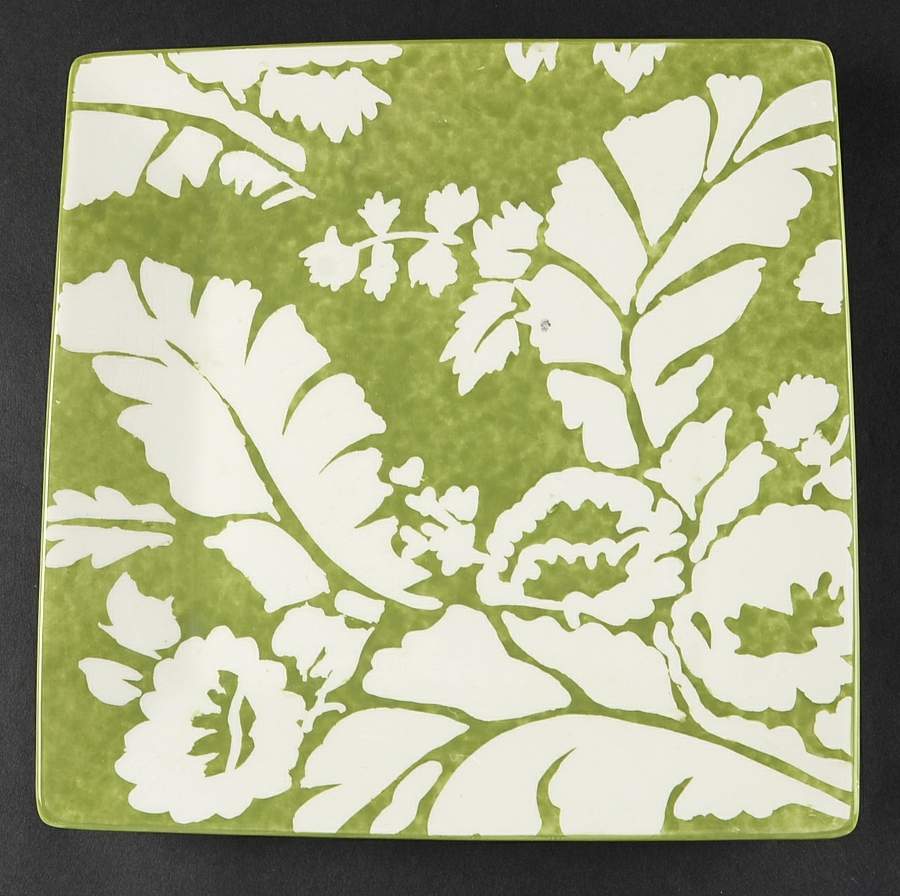 Ambiance Apple Green Square Dinner Plate by Roscher & Co-1