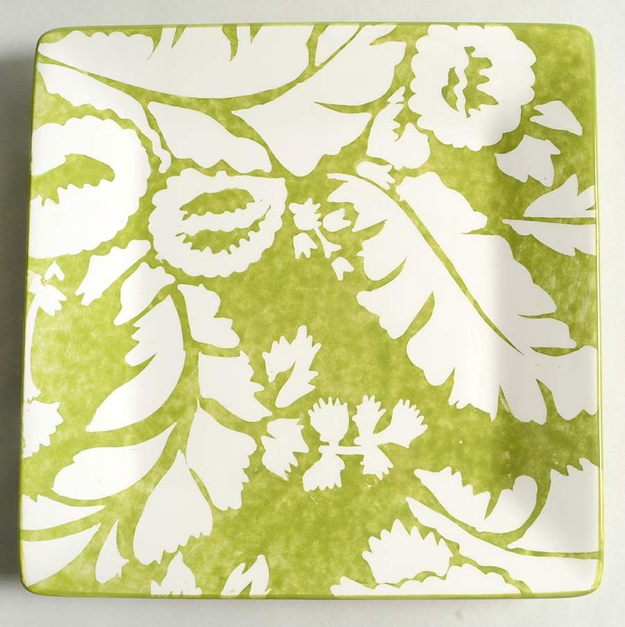 Ambiance Apple Green Square Salad Plate by Roscher & Co-1