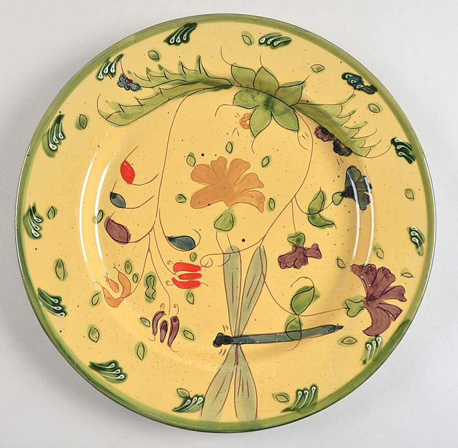 Libellule Dinner Plate by Romancing Provence-1