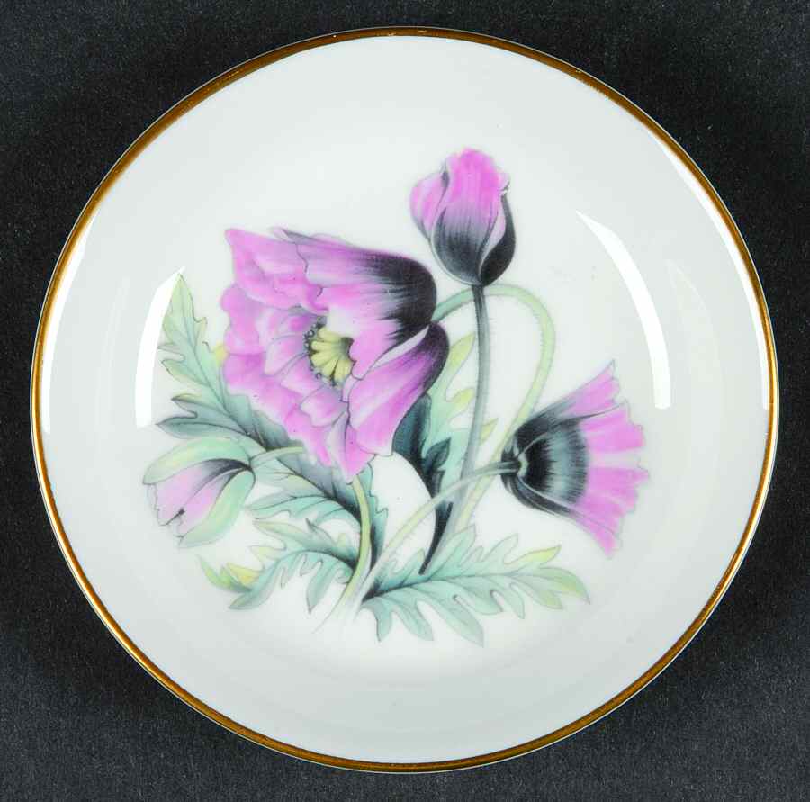 Summer Flowers 3" Ashtray by Royal Worcester-1