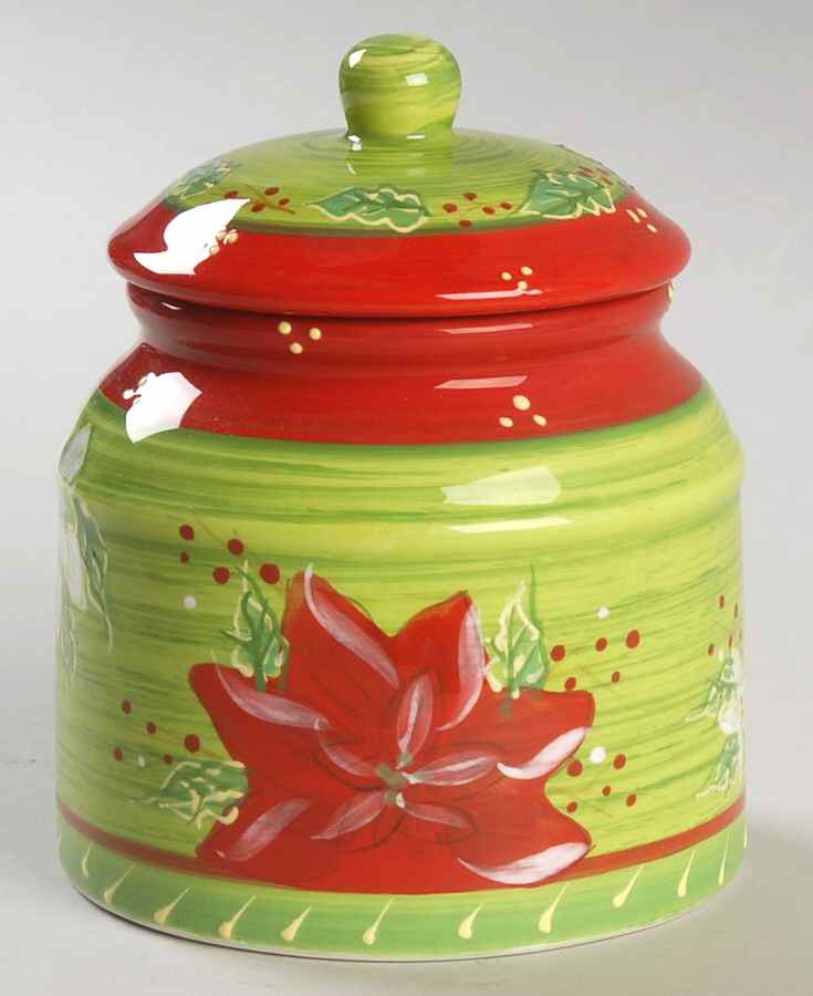 Holly Christmas Sugar Bowl & Lid by Romancing Provence-1