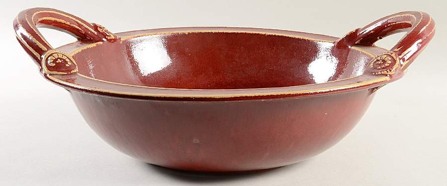 Douce Provence Beaujolais 18" Round Handled Bowl by Romancing Provence-1