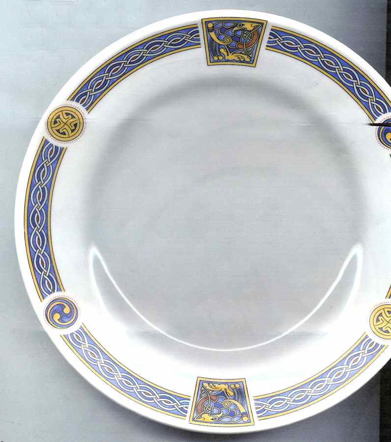 Irish Treasure Collection White Dinner Plate by Royal Tara-1