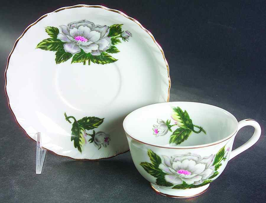 RSY33 Footed Cup & Saucer Set by Royal Sealy-1