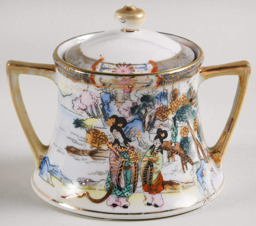RKQ1 Mini Sugar Bowl & Lid by Royal Kaga-1