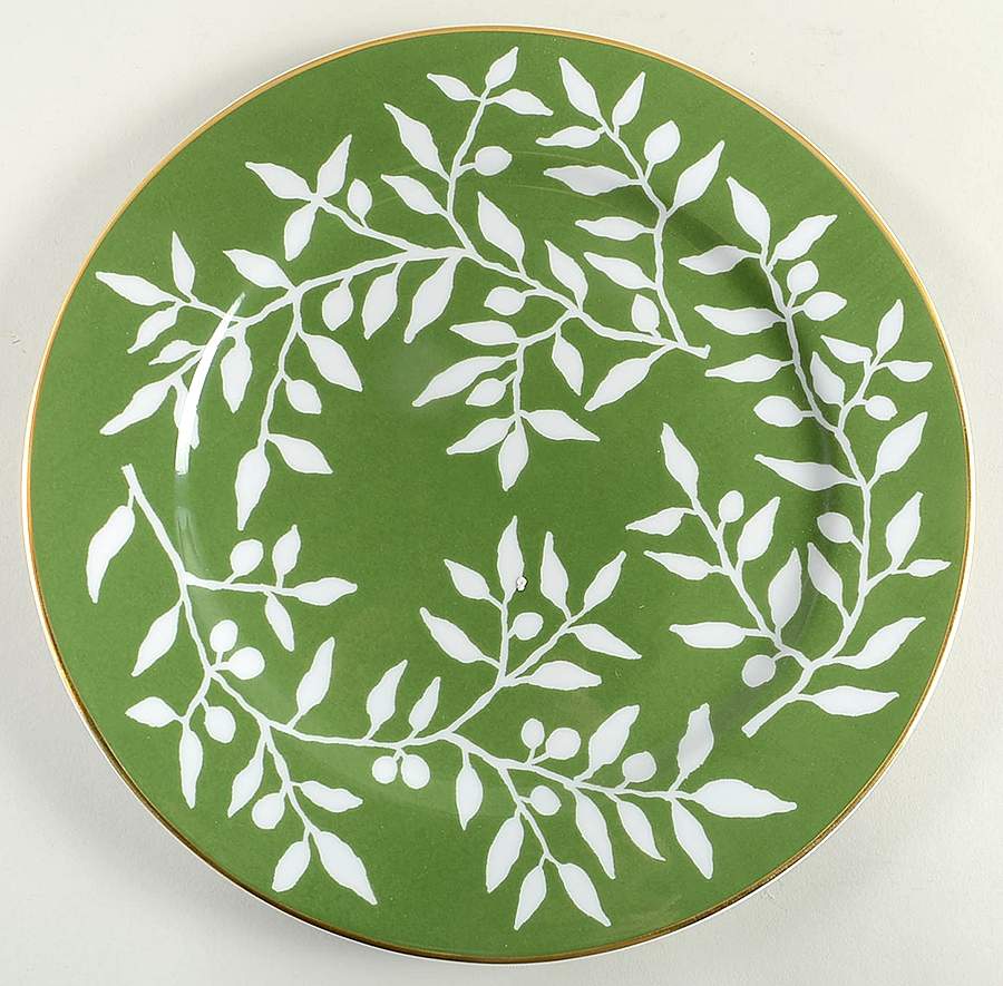 La Bocca Green Service Plate (Charger) by Royal Limoges-1