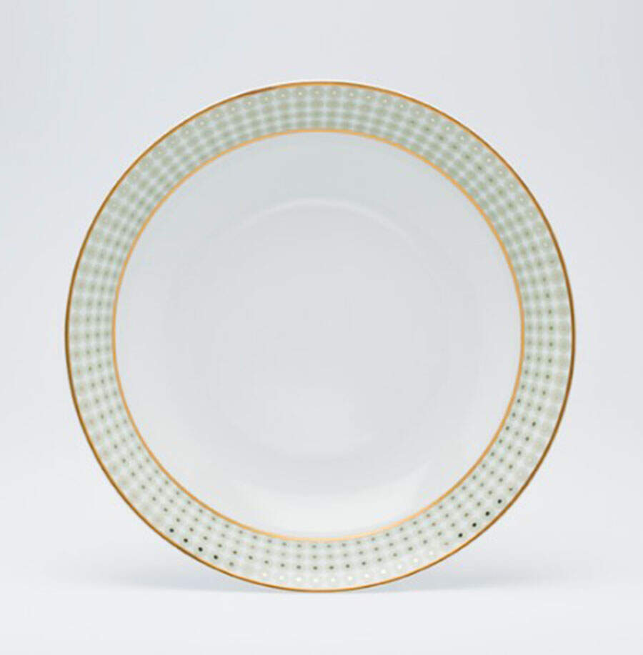 Galaxie 11" Deep Round Platter by Royal Limoges-1