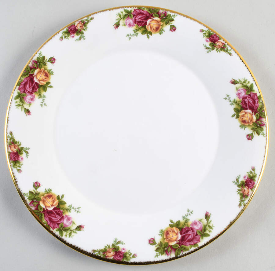 Old Country Roses (Not Fluted) Service Plate (Charger) by Royal Albert-1