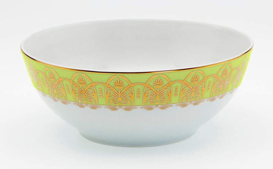 Oasis Green 9" Salad Serving Bowl by Royal Limoges-1