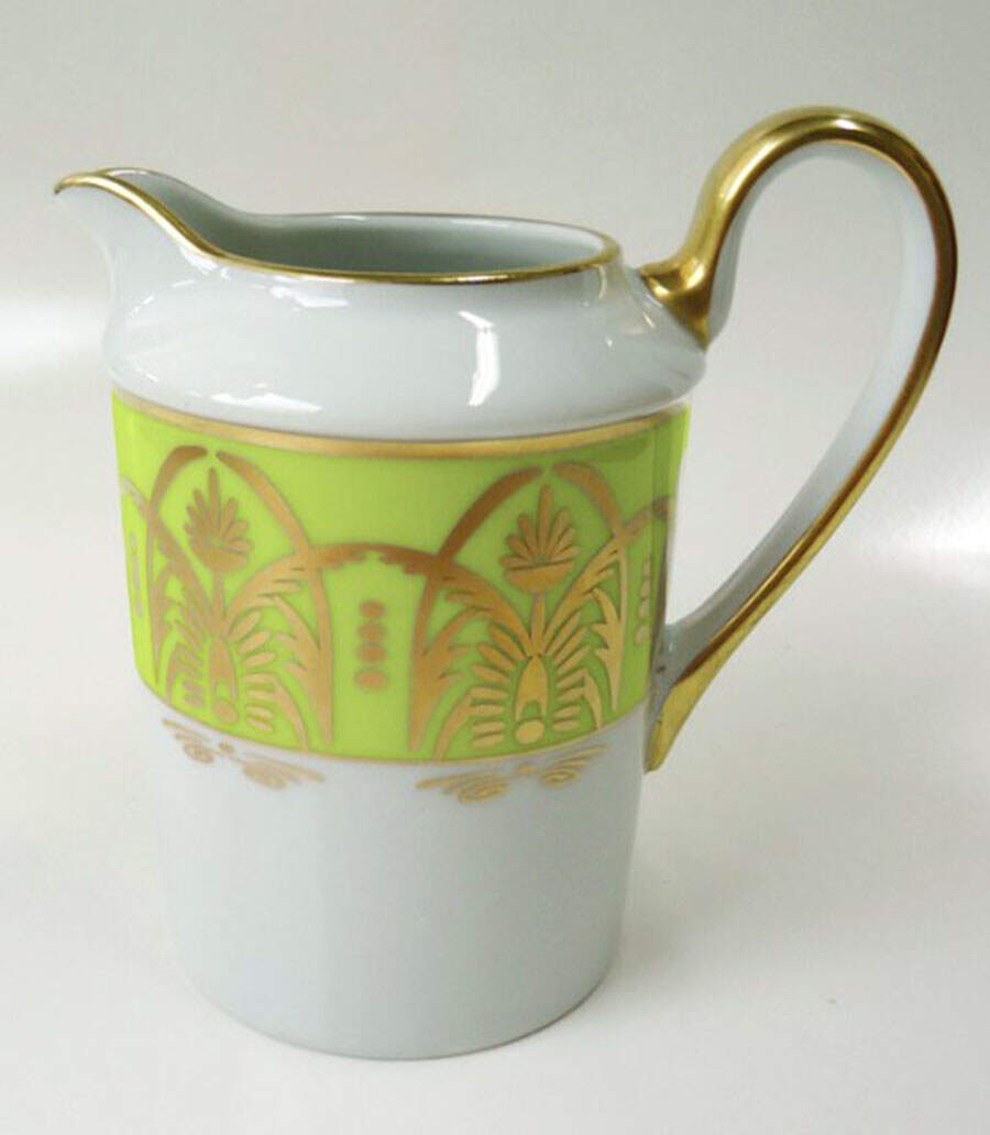 Oasis Green Creamer by Royal Limoges-1