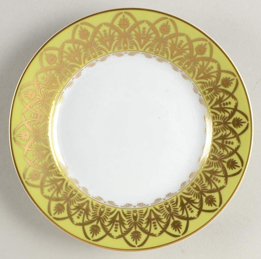 Oasis Green Bread & Butter Plate by Royal Limoges-1