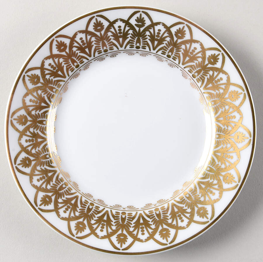 Oasis White Bread & Butter Plate by Royal Limoges-1