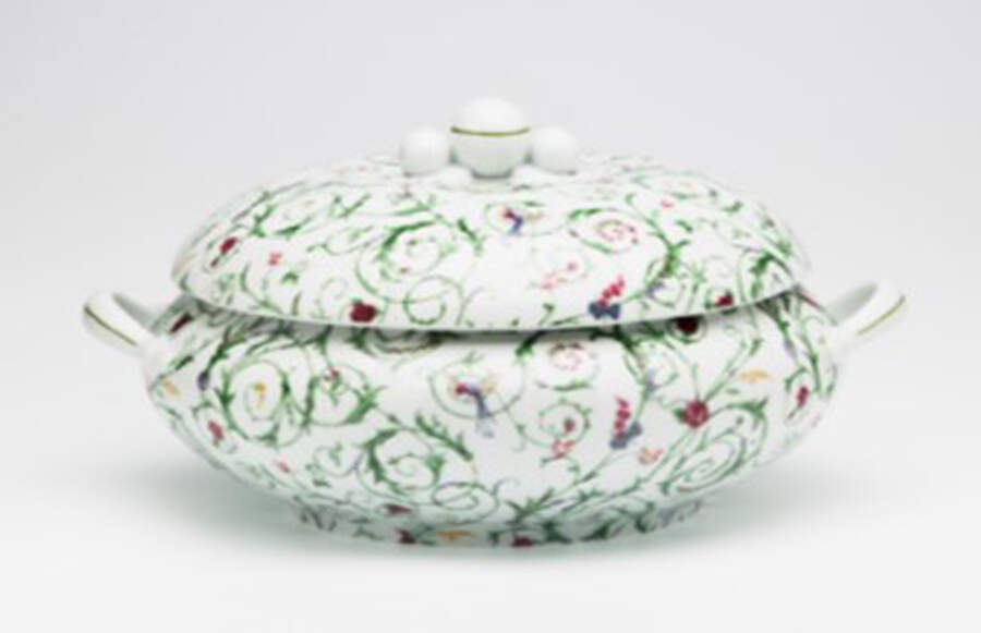 Fruits d'Ete' Tureen &  Lid by Royal Limoges-1