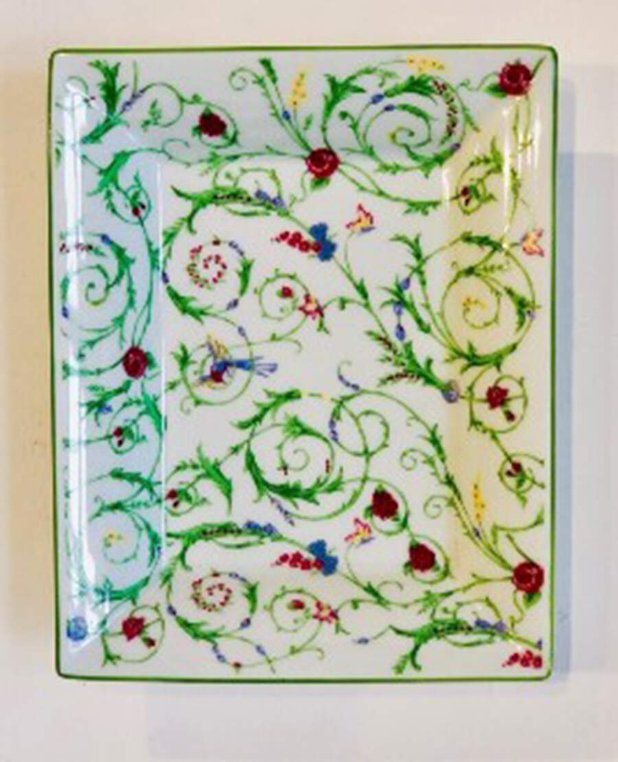 Fruits d'Ete' 7" Rectangular Tray by Royal Limoges-1
