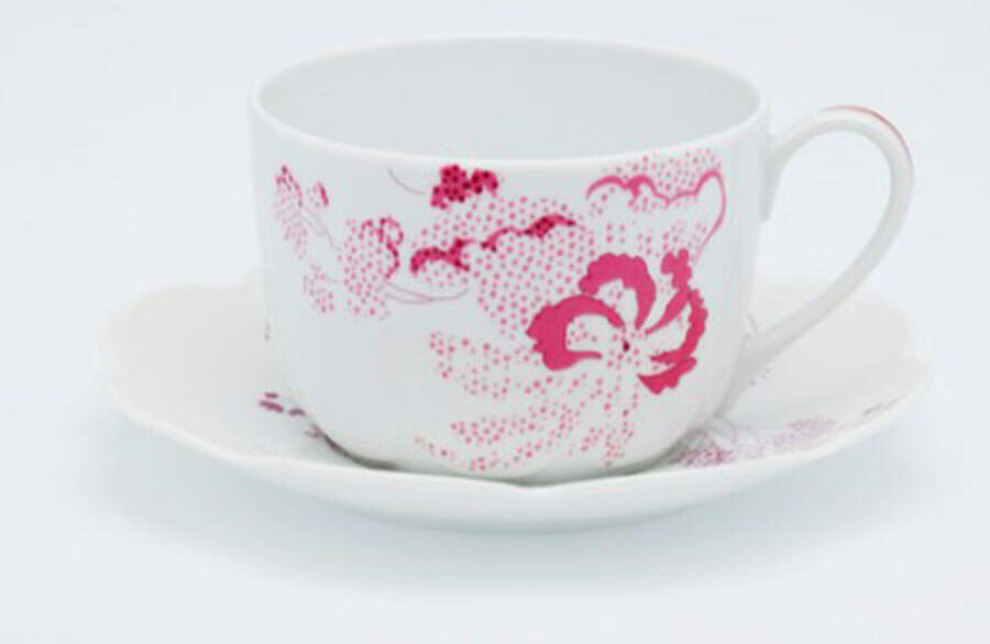 Heure du The Breakfast Cup & Saucer Set by Royal Limoges-1