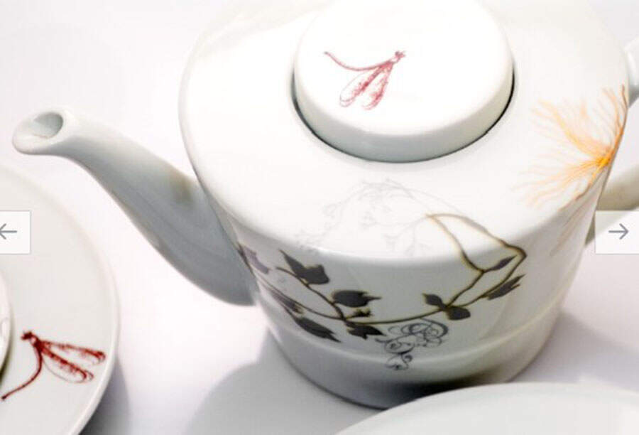 Herbier Zen Teapot & Lid by Royal Limoges-1