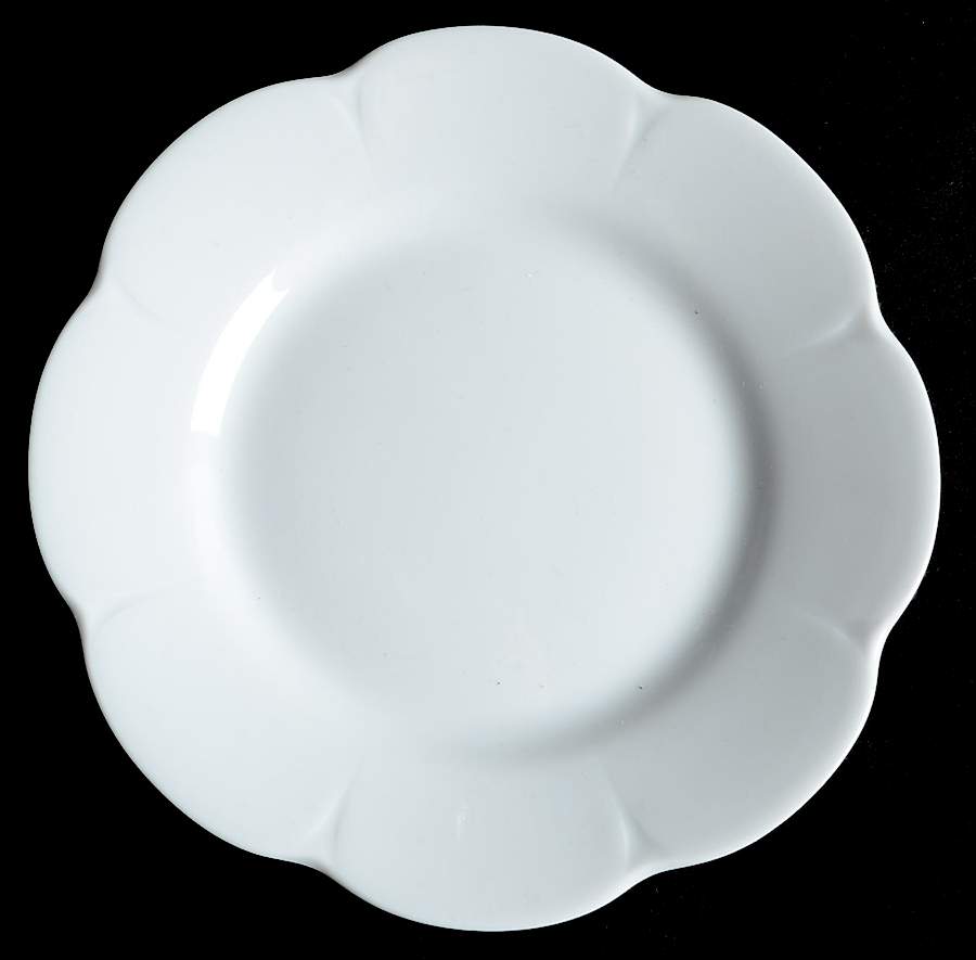 Nymphea White Bread & Butter Plate by Royal Limoges-1