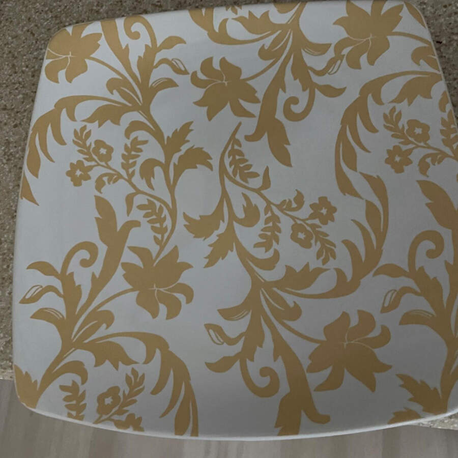 Provincial Gold Dinner Plate by Roscher & Co-1