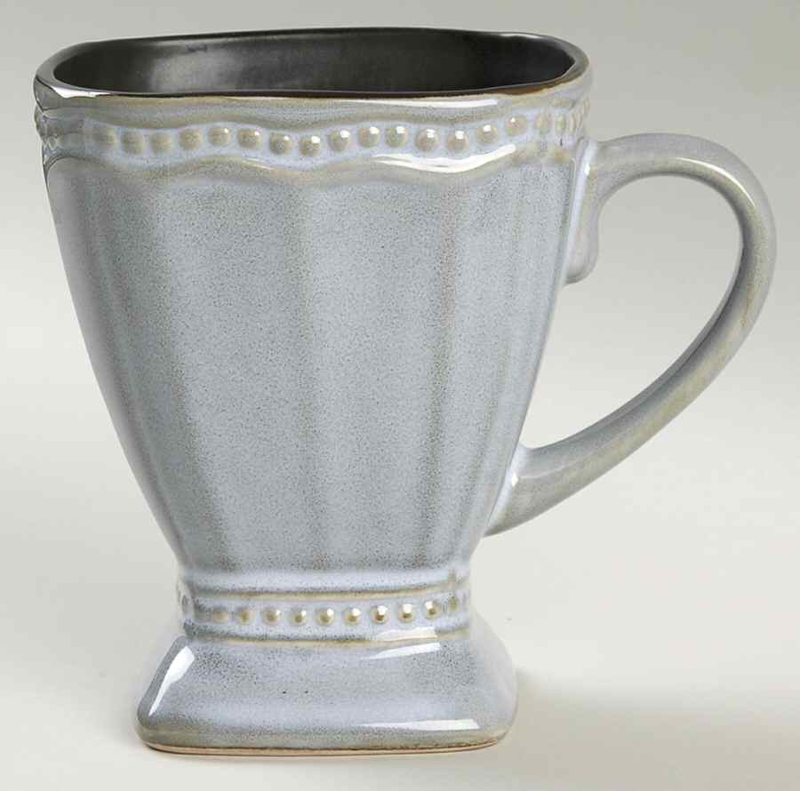 Hobnail Blue Gray Mug by Roscher & Co-1